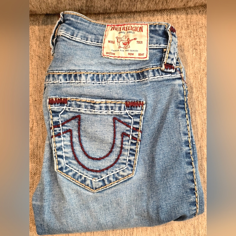 True Religion Stella Midrise Skinny Super T Jeans Size 26 - Picture 4 of 10
